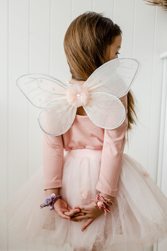 Flower fairy wings