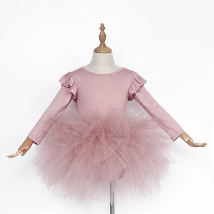 Sukienka DOLLY | TIMELESS LONG SLEEVE TUTU Pink