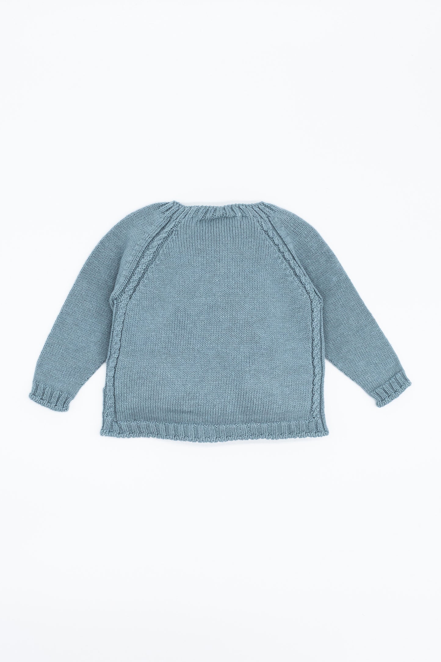 Knitted sweater made of merino wool