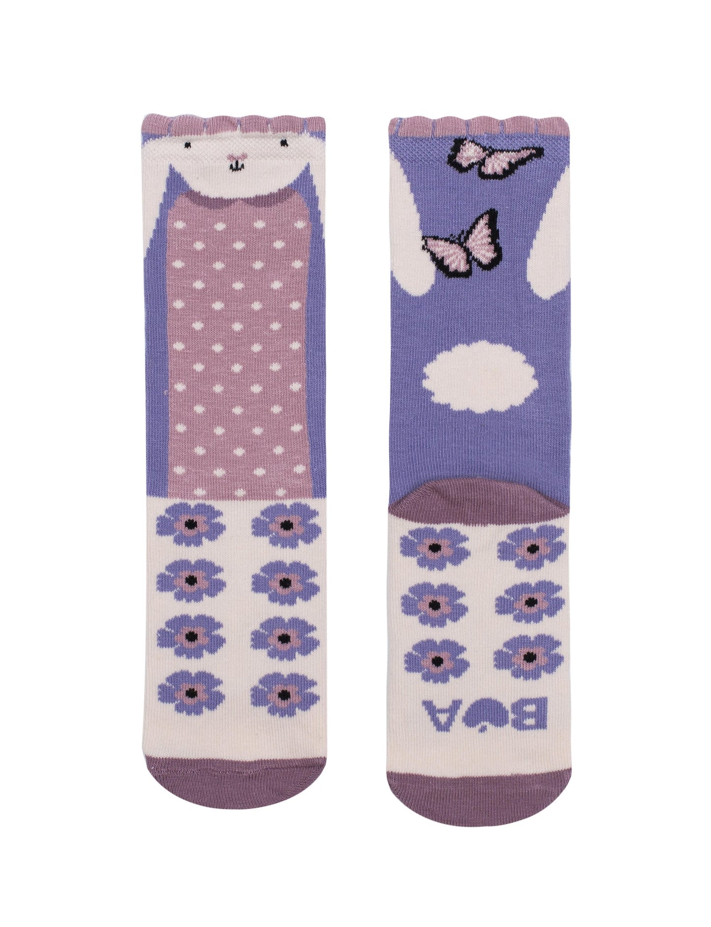 Springtime Bunny Midi Socks